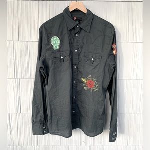 Diesel Long Sleeve Button Up